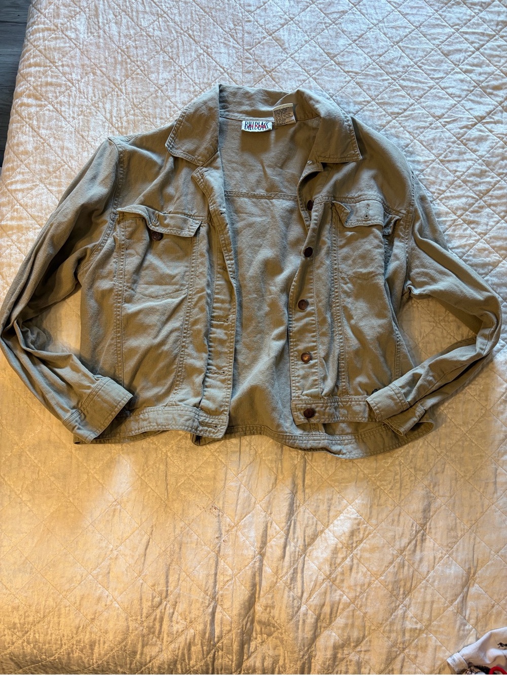 Vintage-Inspired Khaki Utility Jacket